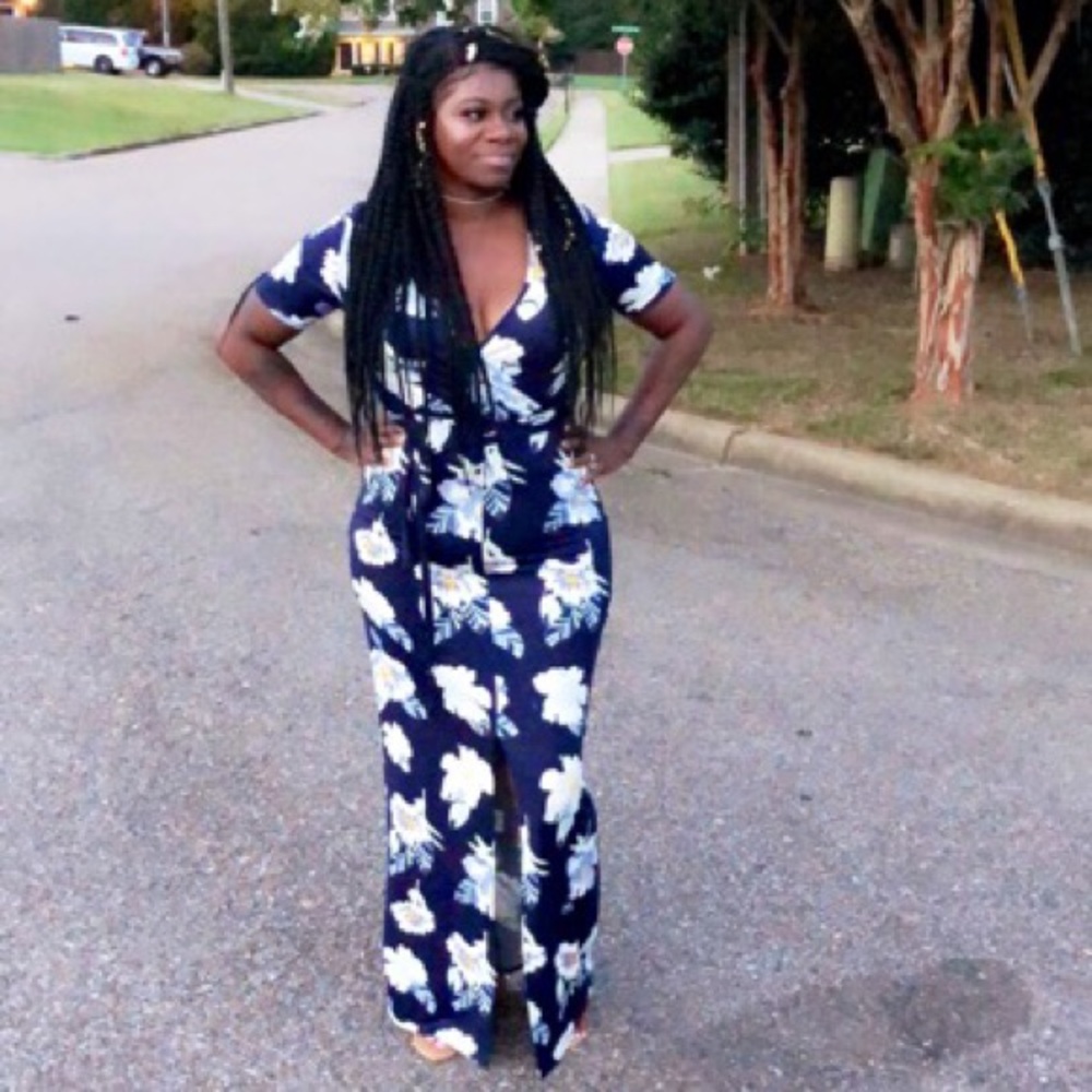 Floral maxi dress